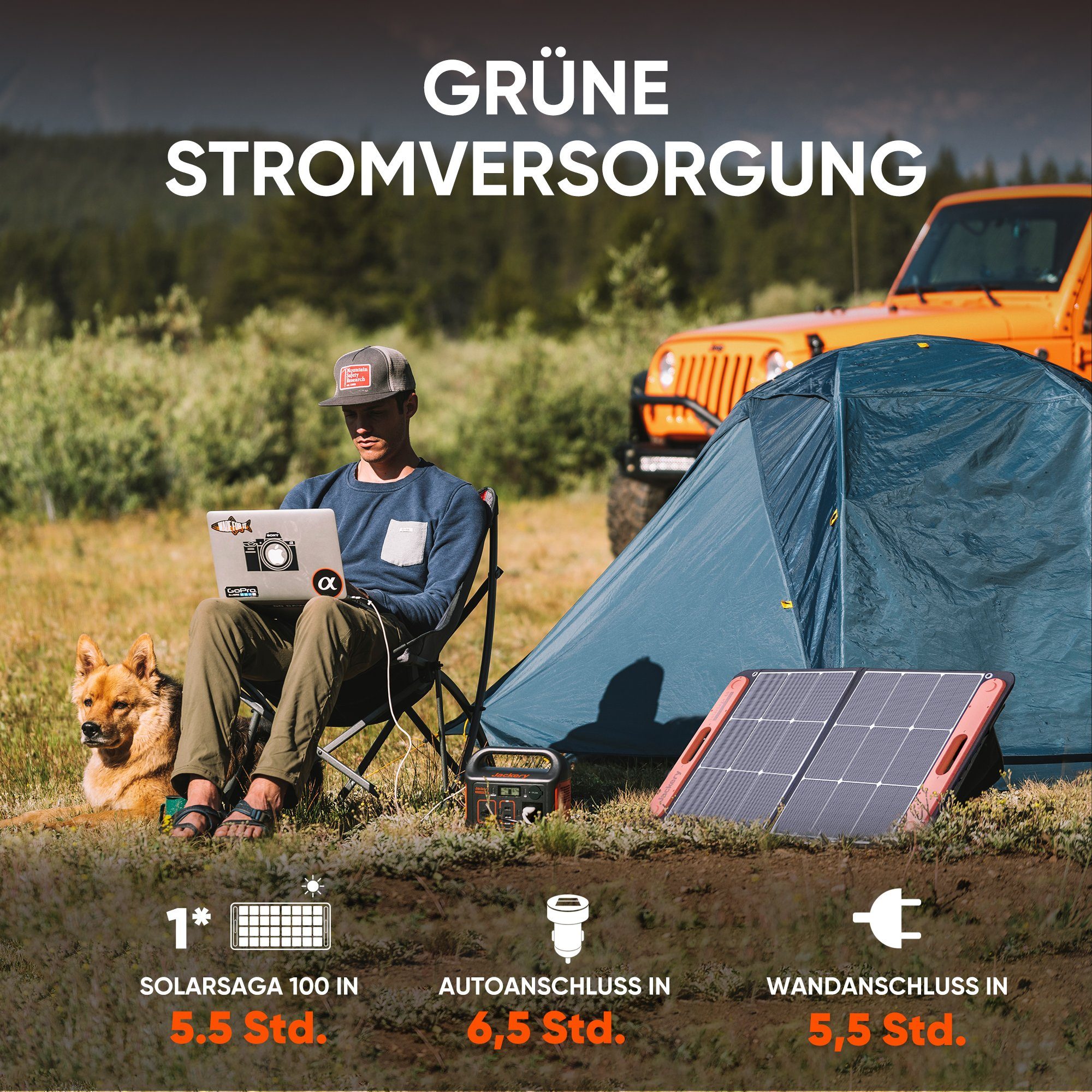 Jackery Stromerzeuger Explorer 240 240Wh Tragbare Powerstation Mobile Stromgenerator, 0,40 in kW, (1-tlg), für Camping, Outdoor