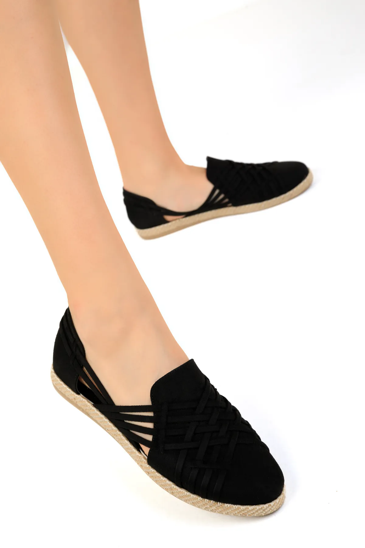 SOHO  Schwarze Wildleder Damen Freizeitschuhe 14711