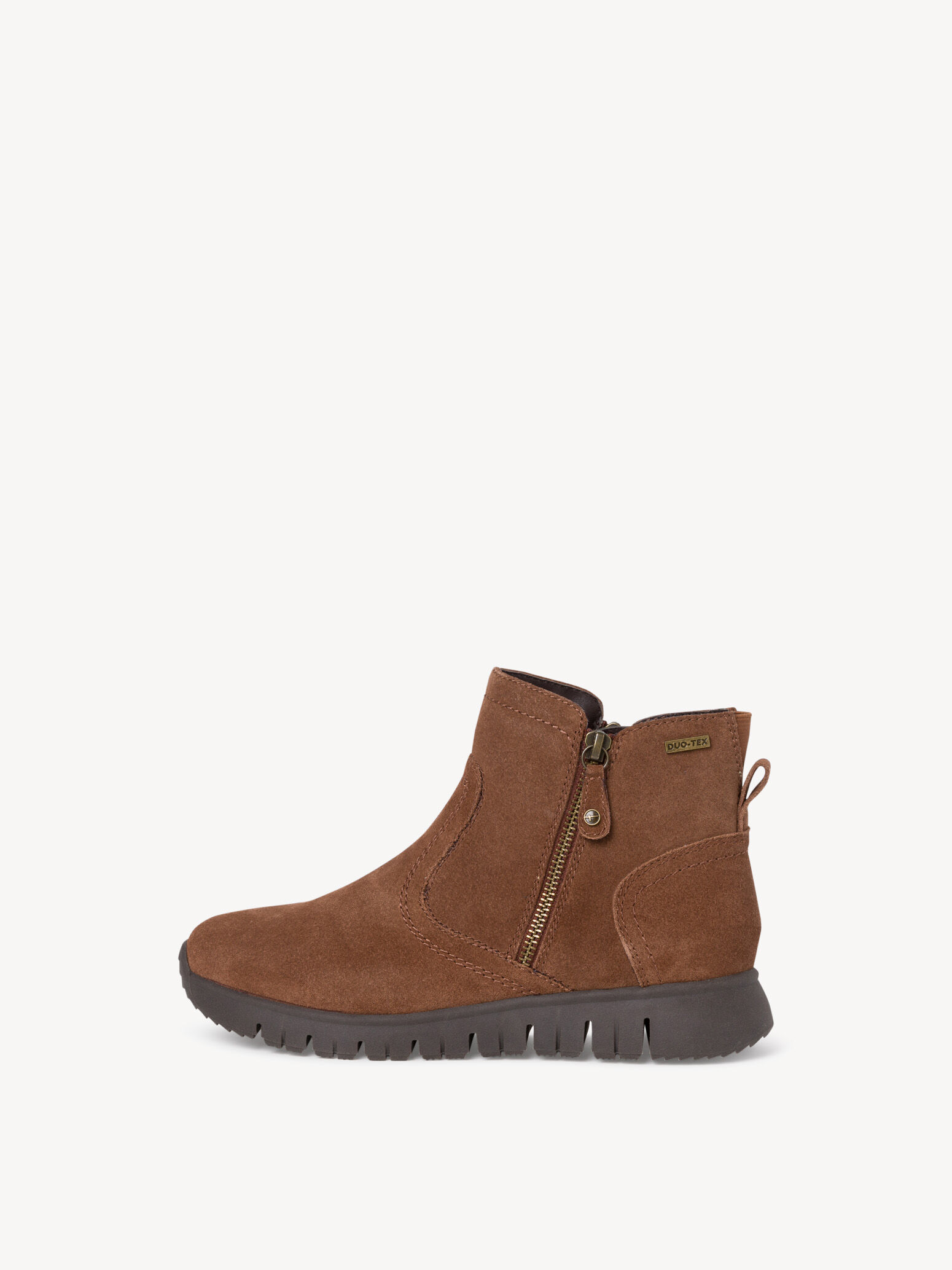 Bottine en cuir - marron