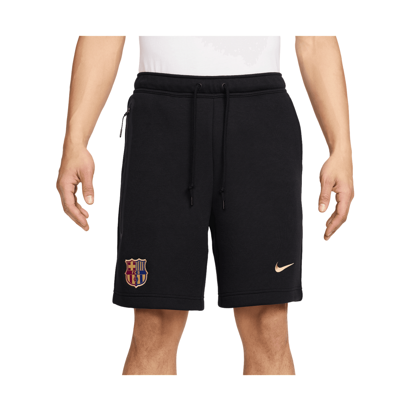 Nike FC Barcelona Tech Fleece Short Schwarz F010