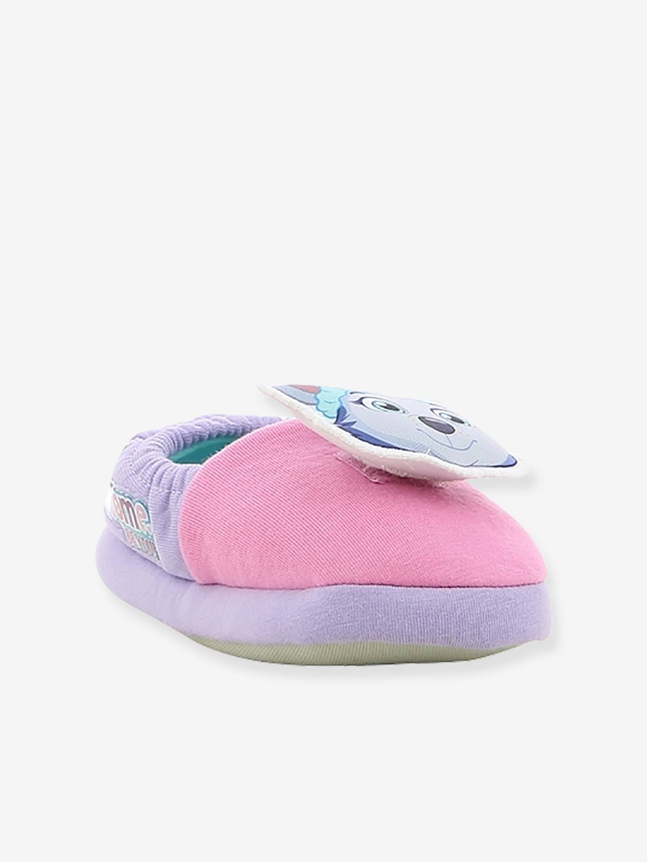 Chaussons élastiqués fille Pat'Patrouille® parme/rose