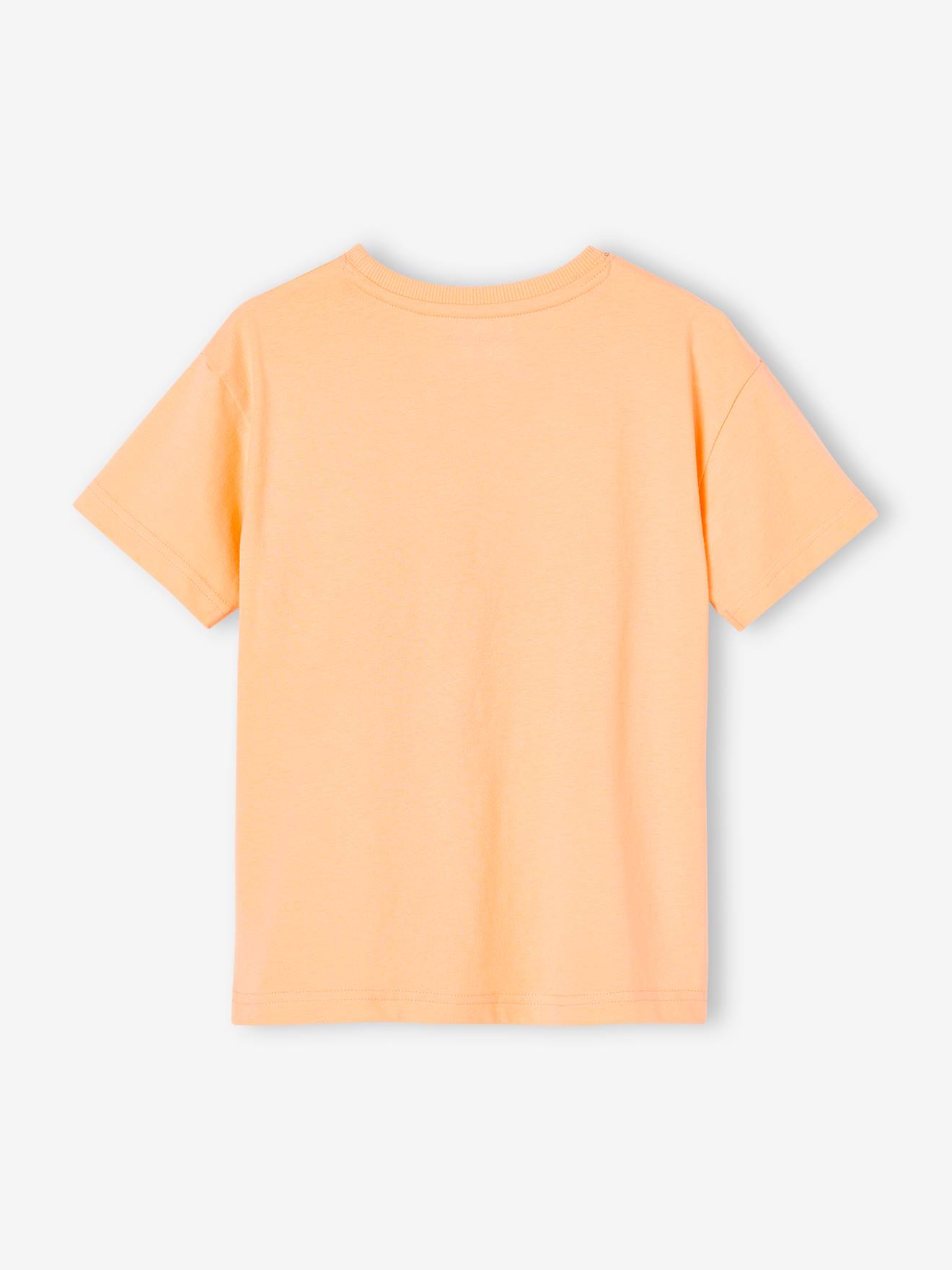 Vertbaudet Jungen T-Shirt, Fotoprint - pfirsich