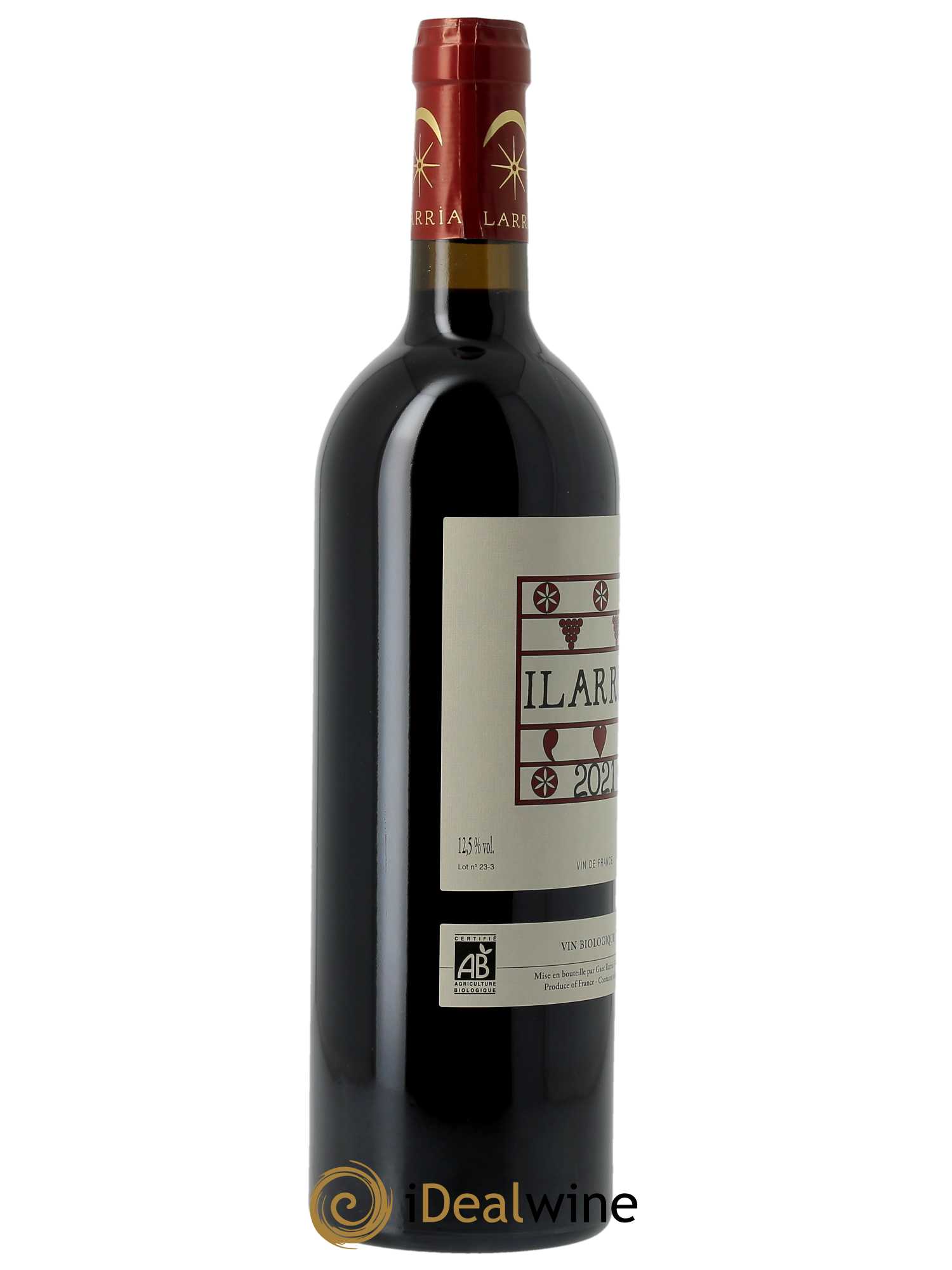 Vin de France Ilarria (Domaine)  2021 - Lot de 1 Bouteille