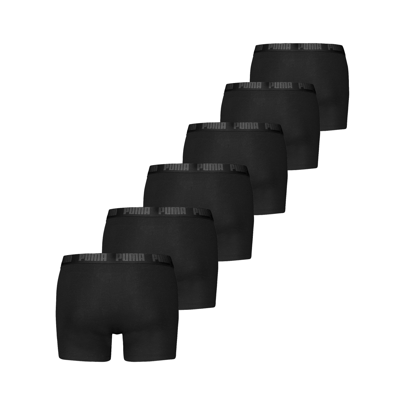 PUMA Everyday Boxer 6er Pack Schwarz F001
