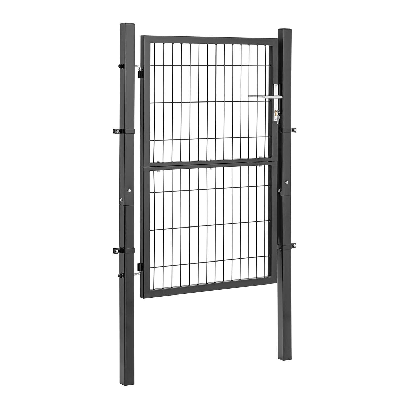 Wiesenfield Gartentor Gartentor Metall Gartentür Zauntor Stabmattenzaun-Tor 106 x 191 cm