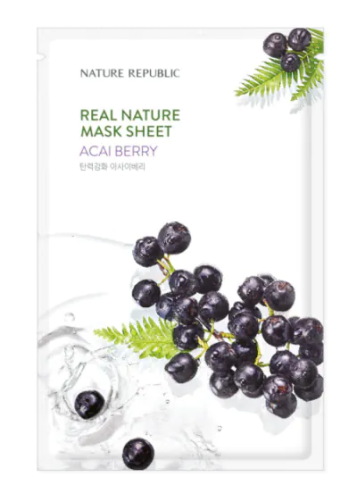 Nature Republic Real Nature maska za lice s acai bobicama 23ml