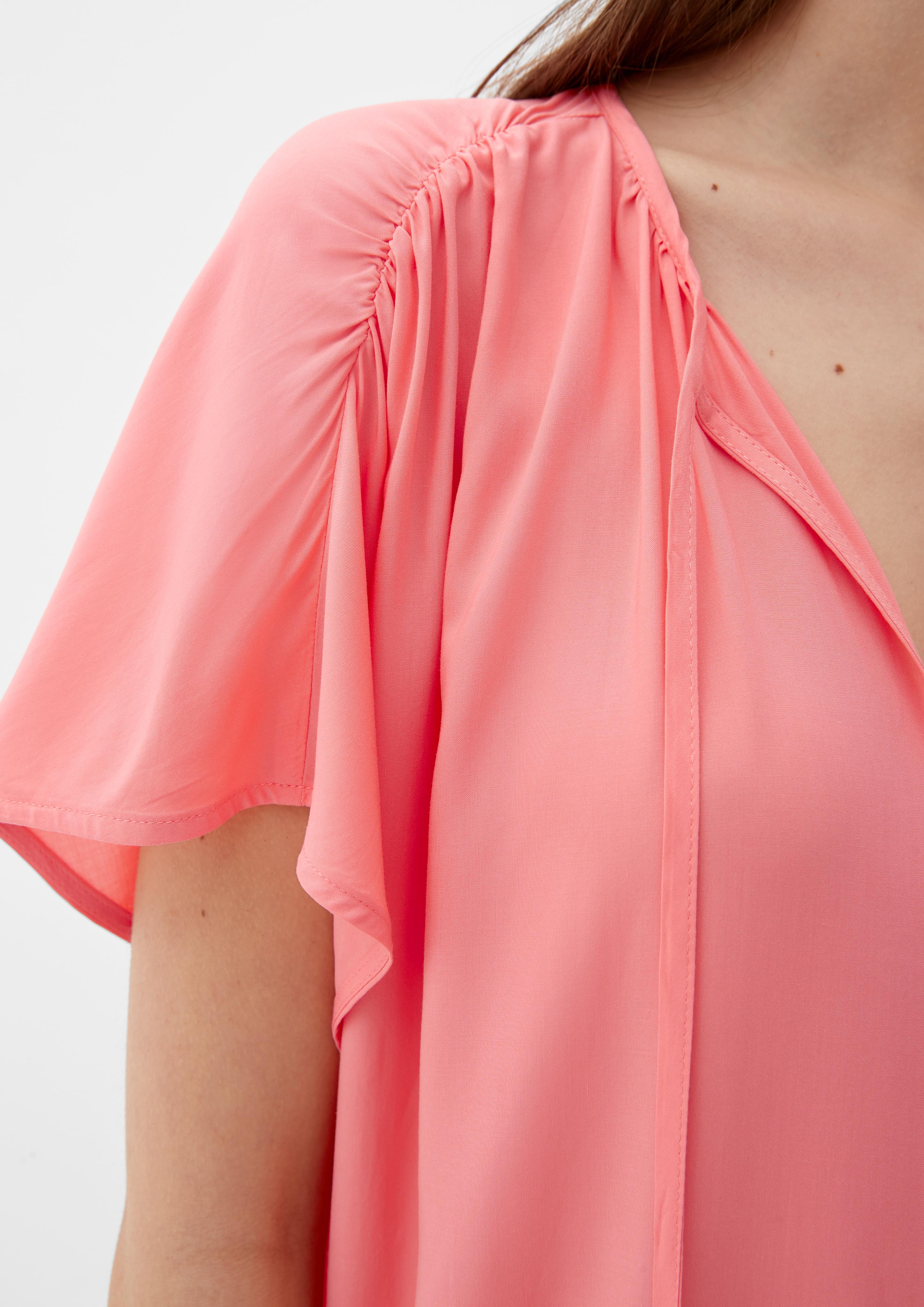 Viskosebluse mit Raffung  2130782-4281