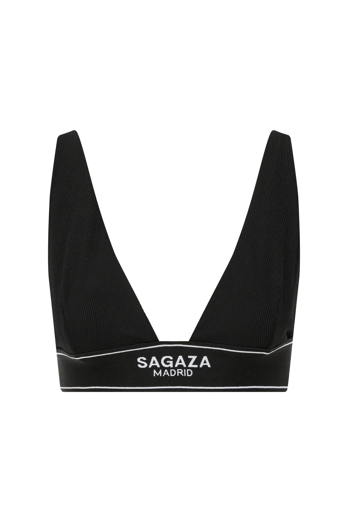 SAGAZA  Sport-BH - Schwarz - Unifarben