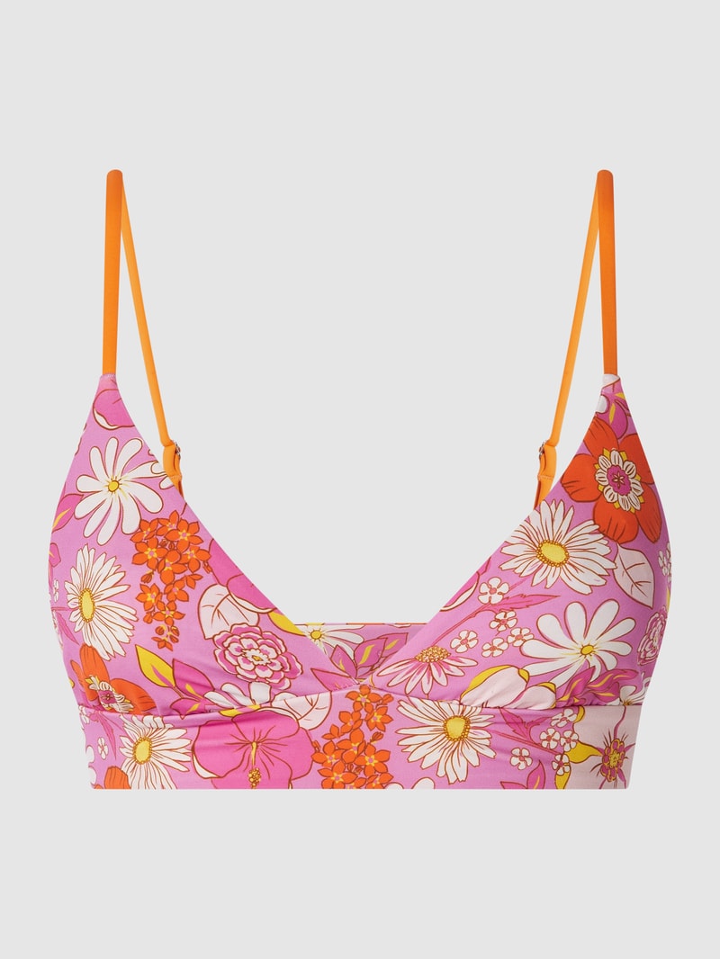 Bikini-Obterteil in Bustier-Form Modell 'Miko Daisybloom' in pink