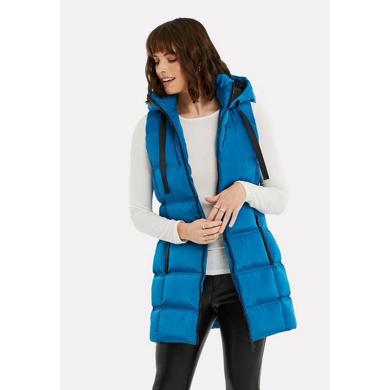 Threadbare THB Vinyard Sporty Gilet Longweste Damen