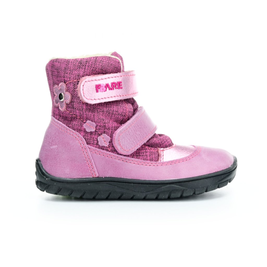 Fare B5541951 rosa gefütterte Barfuß-Stiefeletten mit Membran (bare)