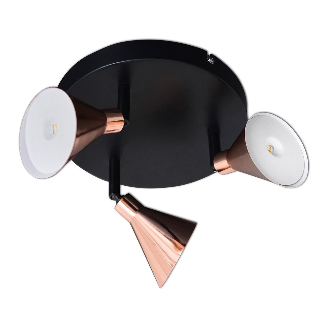 Näve Leuchten 3er LED-Wand-u. Deckenspot 