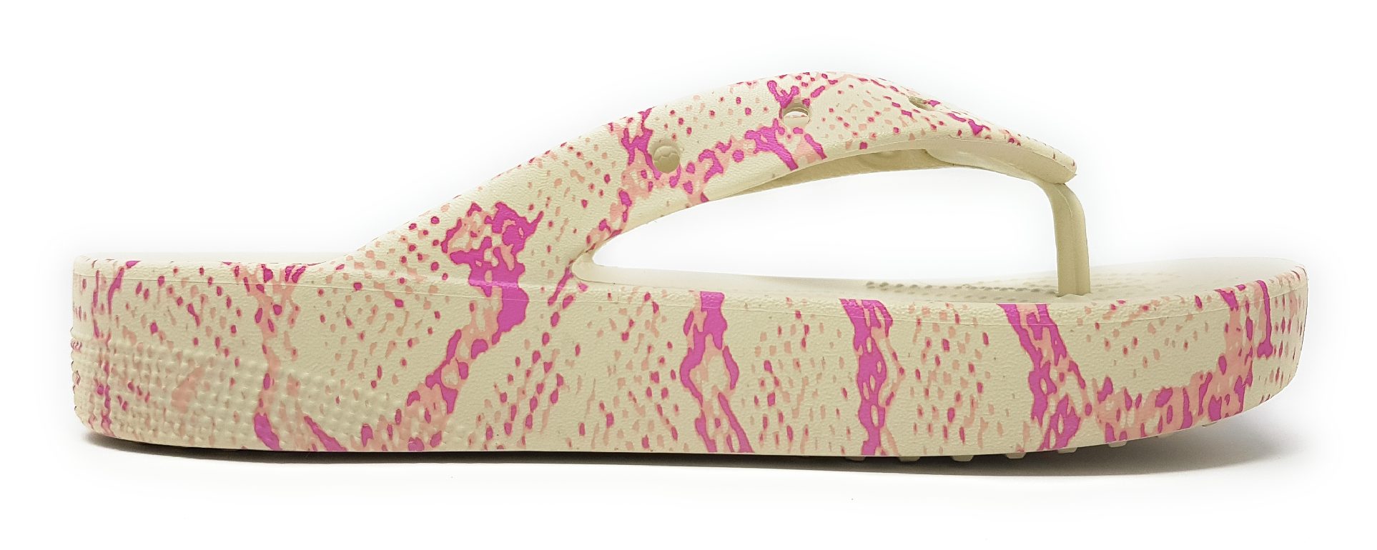 Crocs classic plattf. flip snk. 208243 Beige 2y3 bone multi