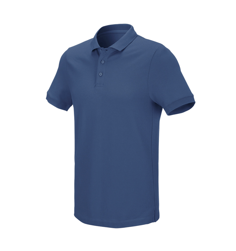 e.s. Piqué-Polo cotton stretch