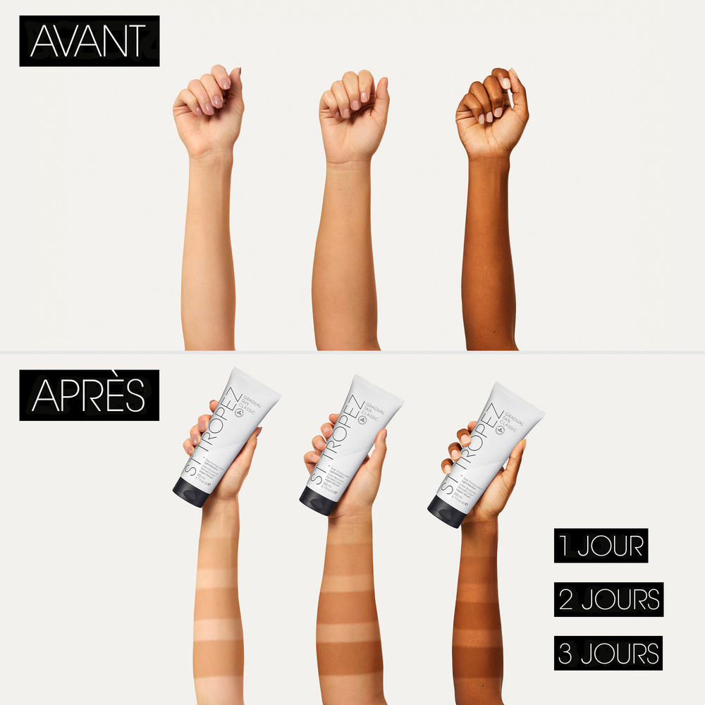 st tropez Gradual Tan Classic Lotion Bronzante Fermeté  Corps Light/Medium Soin Autobronzant et Hydratant Corps