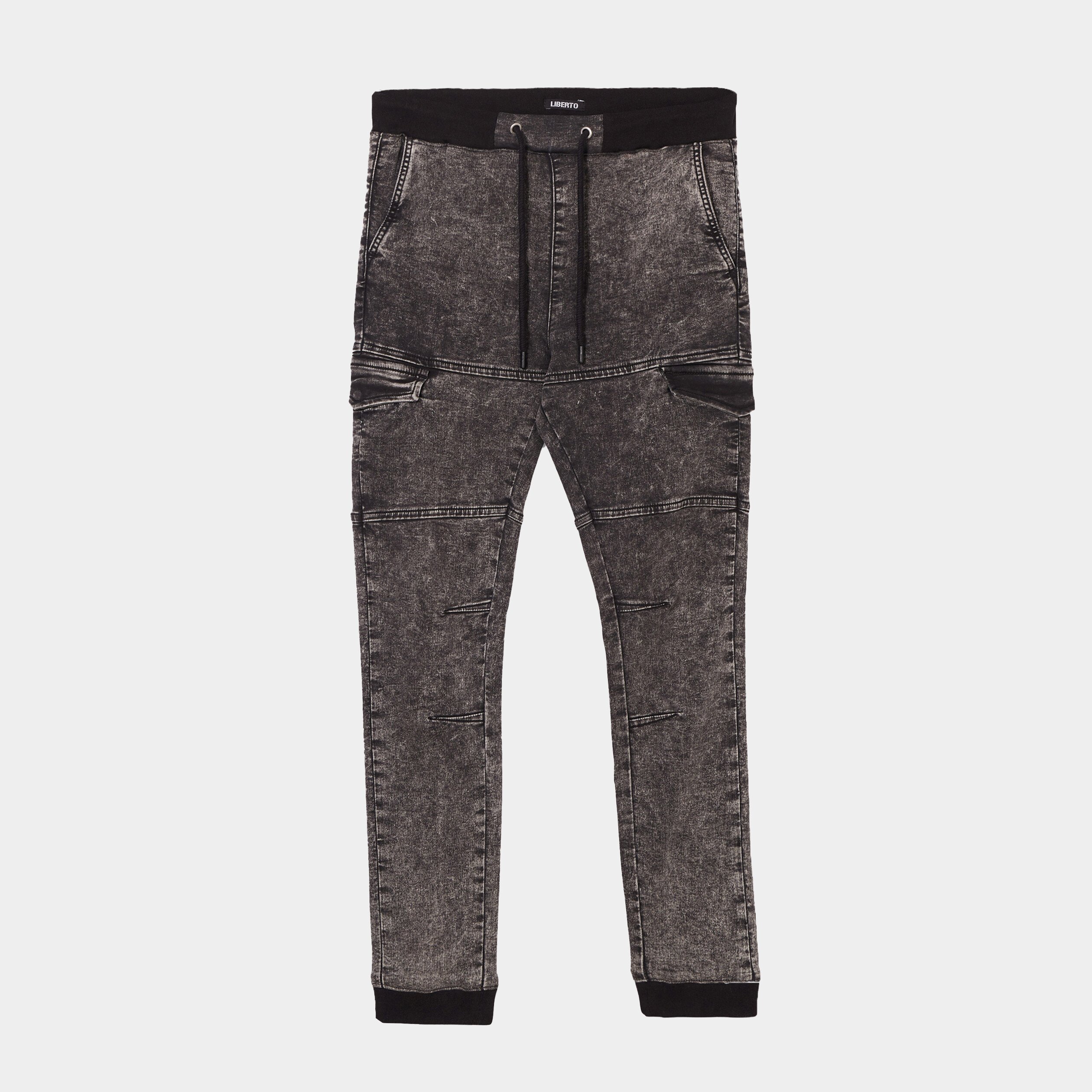 Pantalon skinny stretch denim gris homme | La Halle