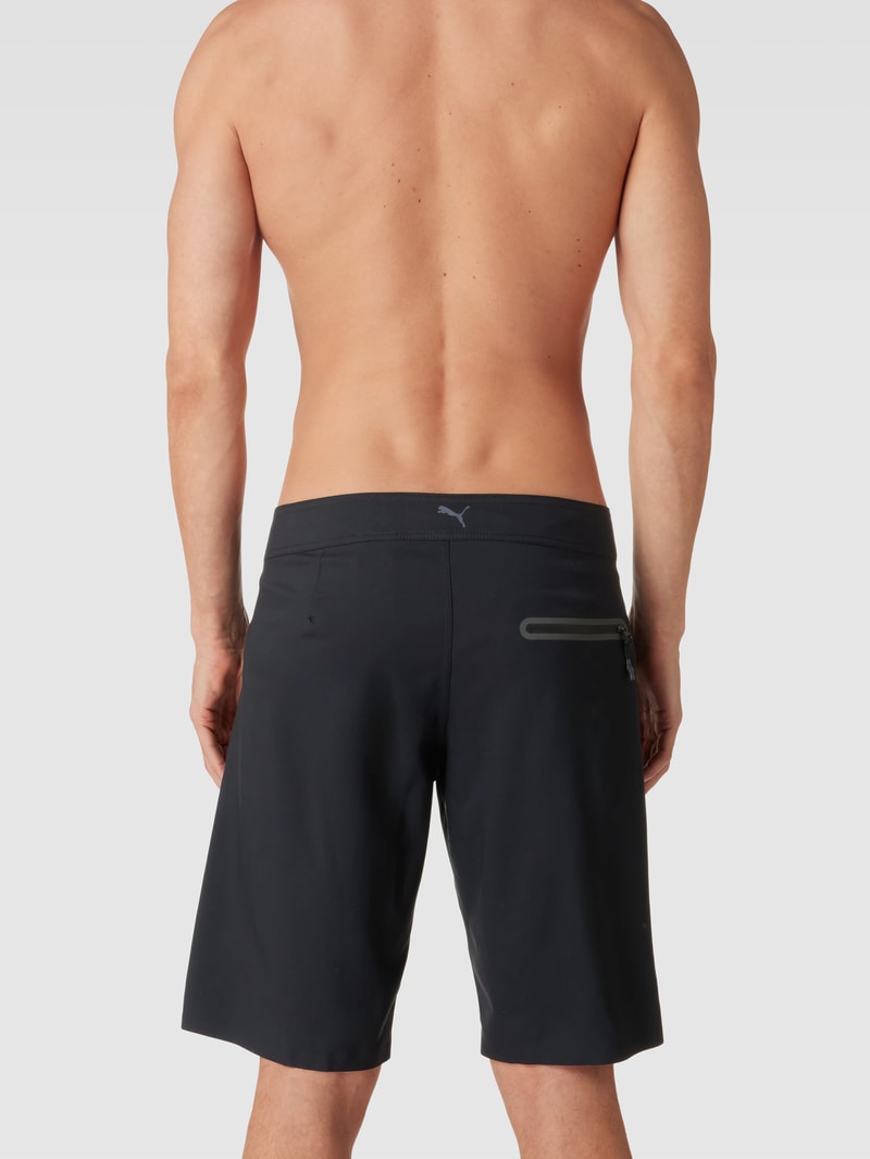 Badehose mit Schnürverschluss in schwarz