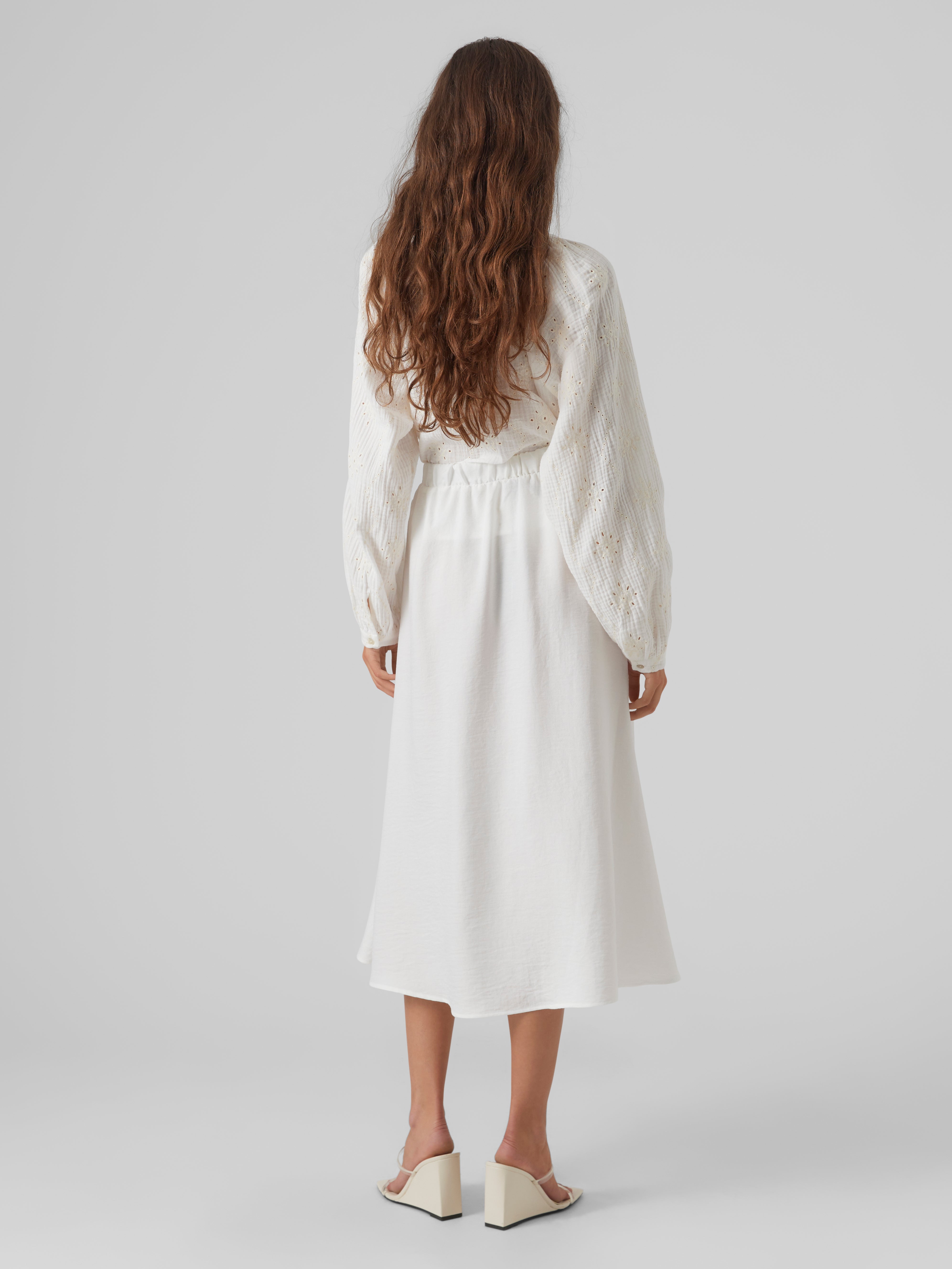 VMMELANEY Hohe Taille Langer Rock
