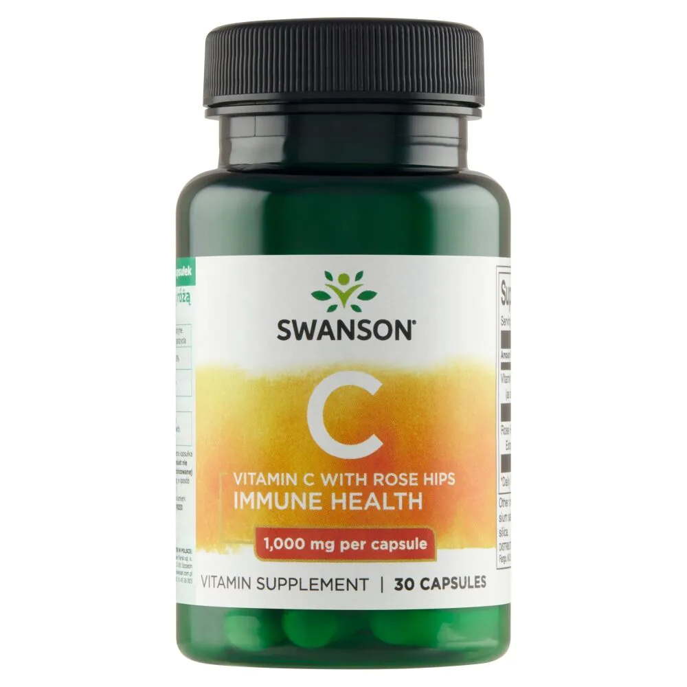 Swanson Vitamin C 1000 mg + kapsule od šipka
