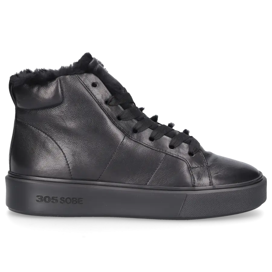 305 SOBE - Sneaker high AMARETTO Nappaleder - schwarz