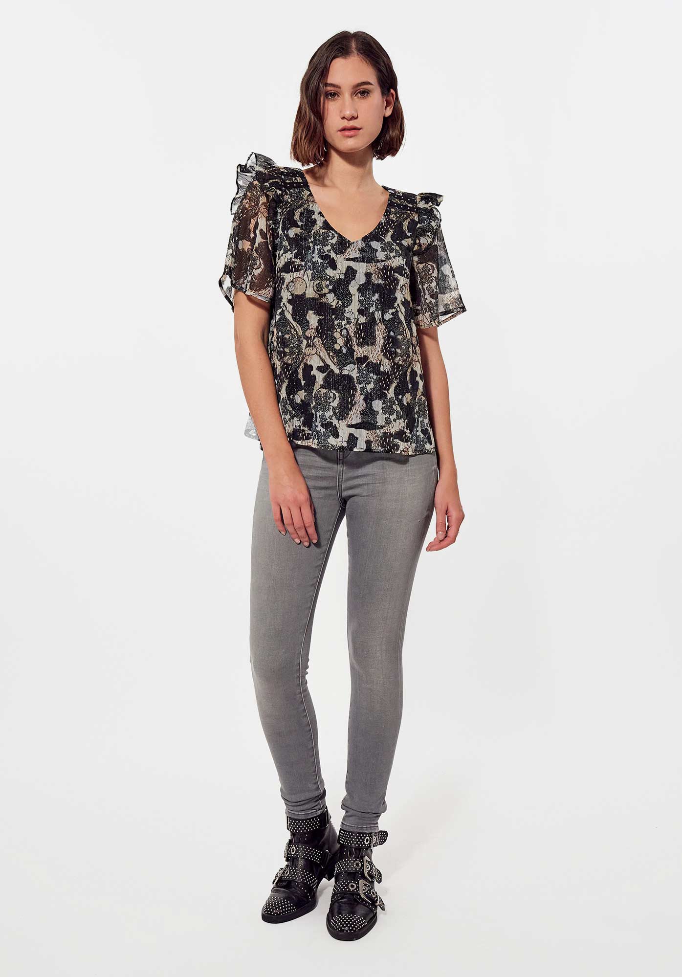 PECAN  Blouse noire Femme