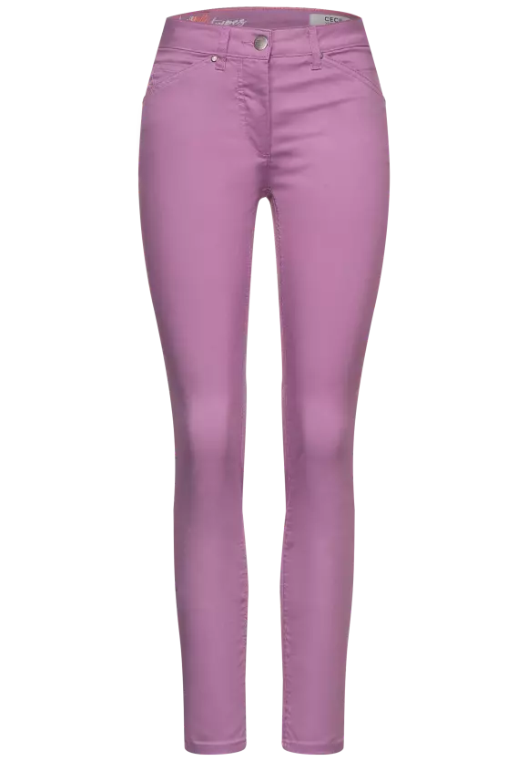 CECIL Slim Fit Hose mit Coating