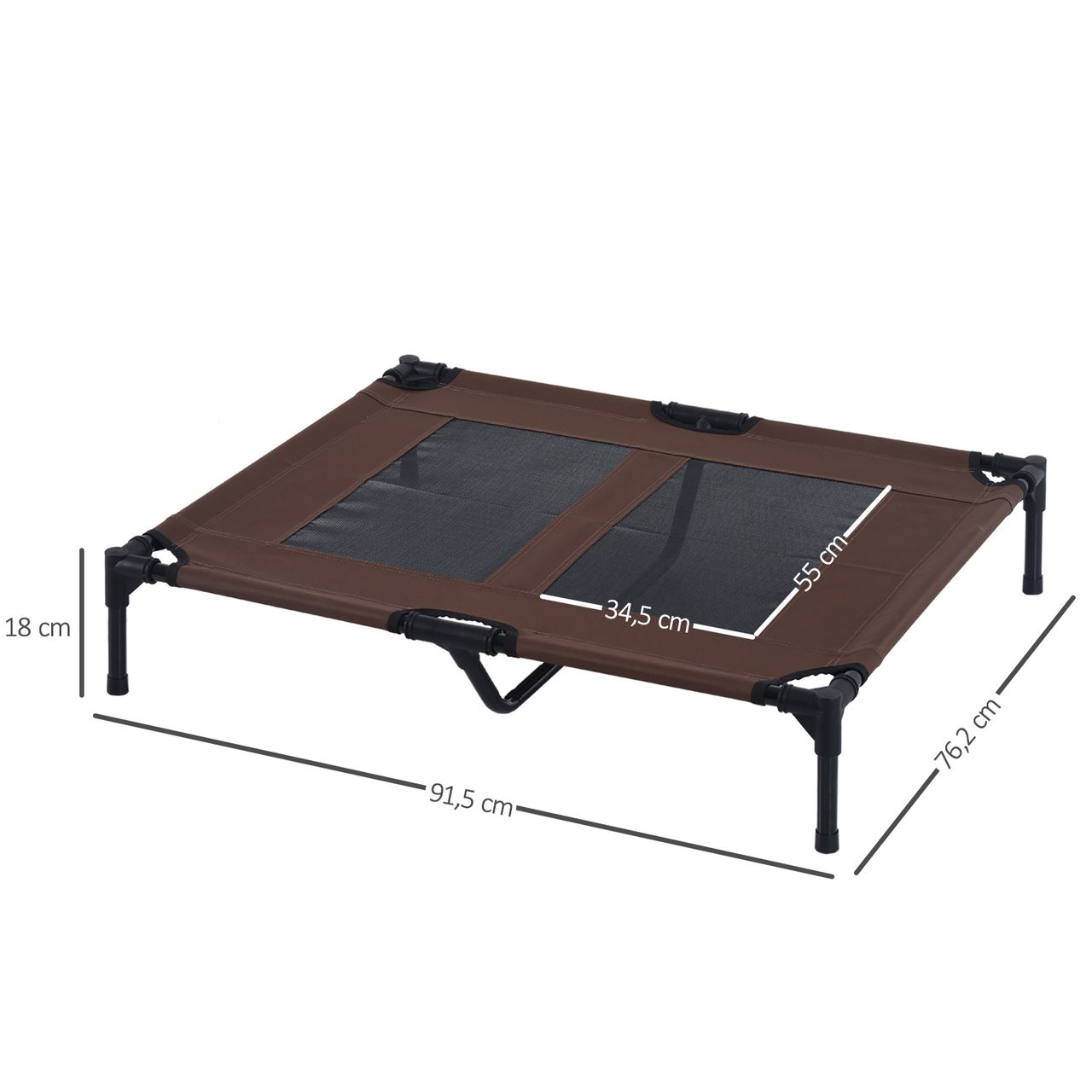 PawHut Hundeliege outdoor Hundebett Katzenbett Hundesofa Hunde Schlafplatz