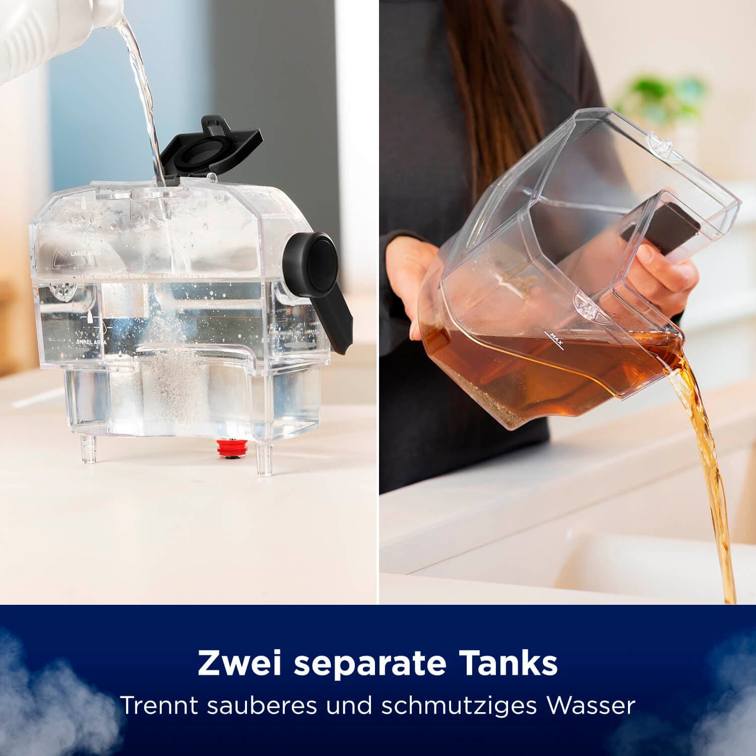 Bissell Teppichreinigungsgerät Spotclean Hydrosteam Select 3697N, 1000 W, beutellos