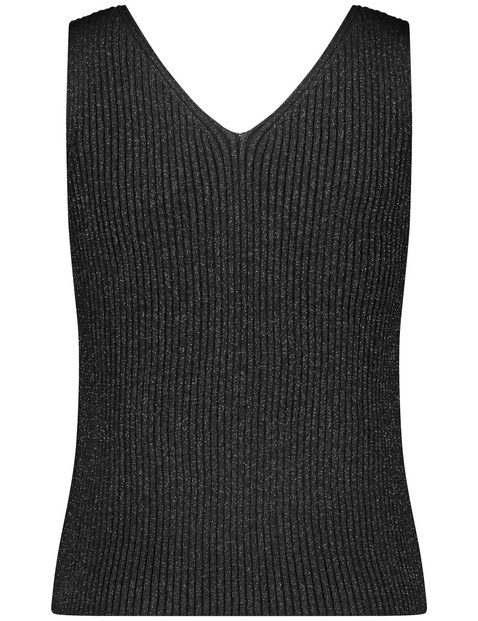Stricktop mit Glitzer-Effekt