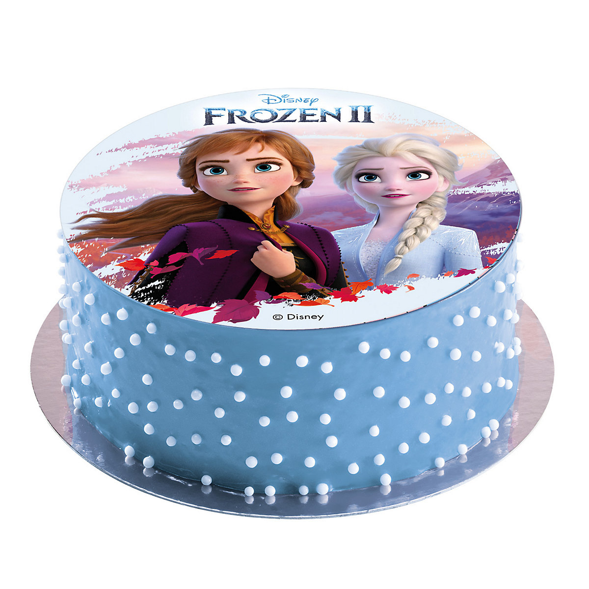 Essbare Tortenaufleger   Frozen II Elsa, Anna, Olaf 20cm