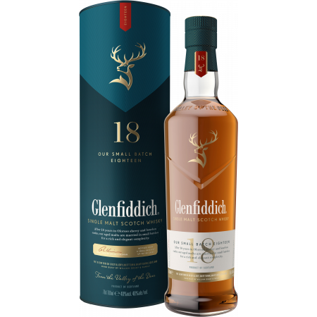 GLENFIDDICH - SMALL BATCH 40° - 18 ANS - EN ETUI