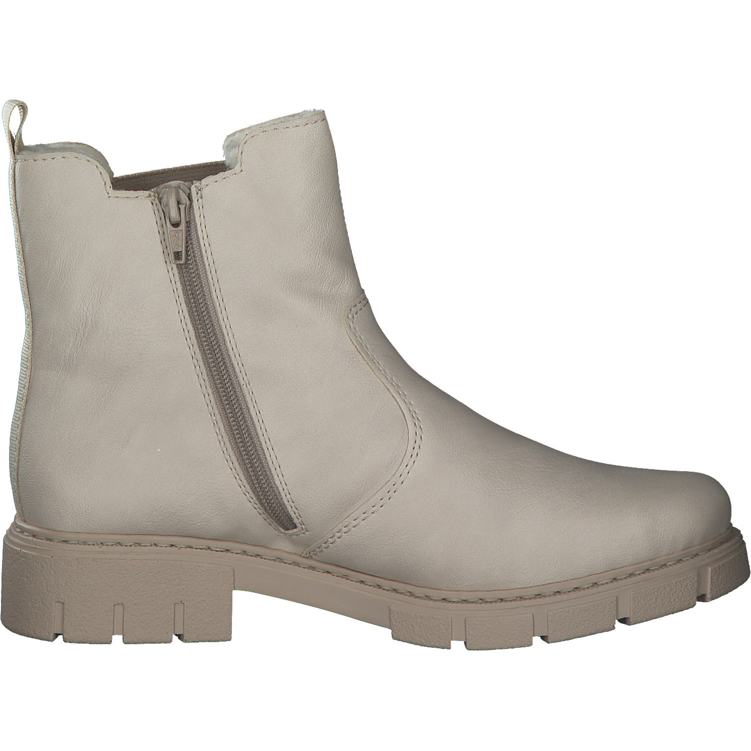 Rieker Z3584, Chelsea Boots, Damen, Beige