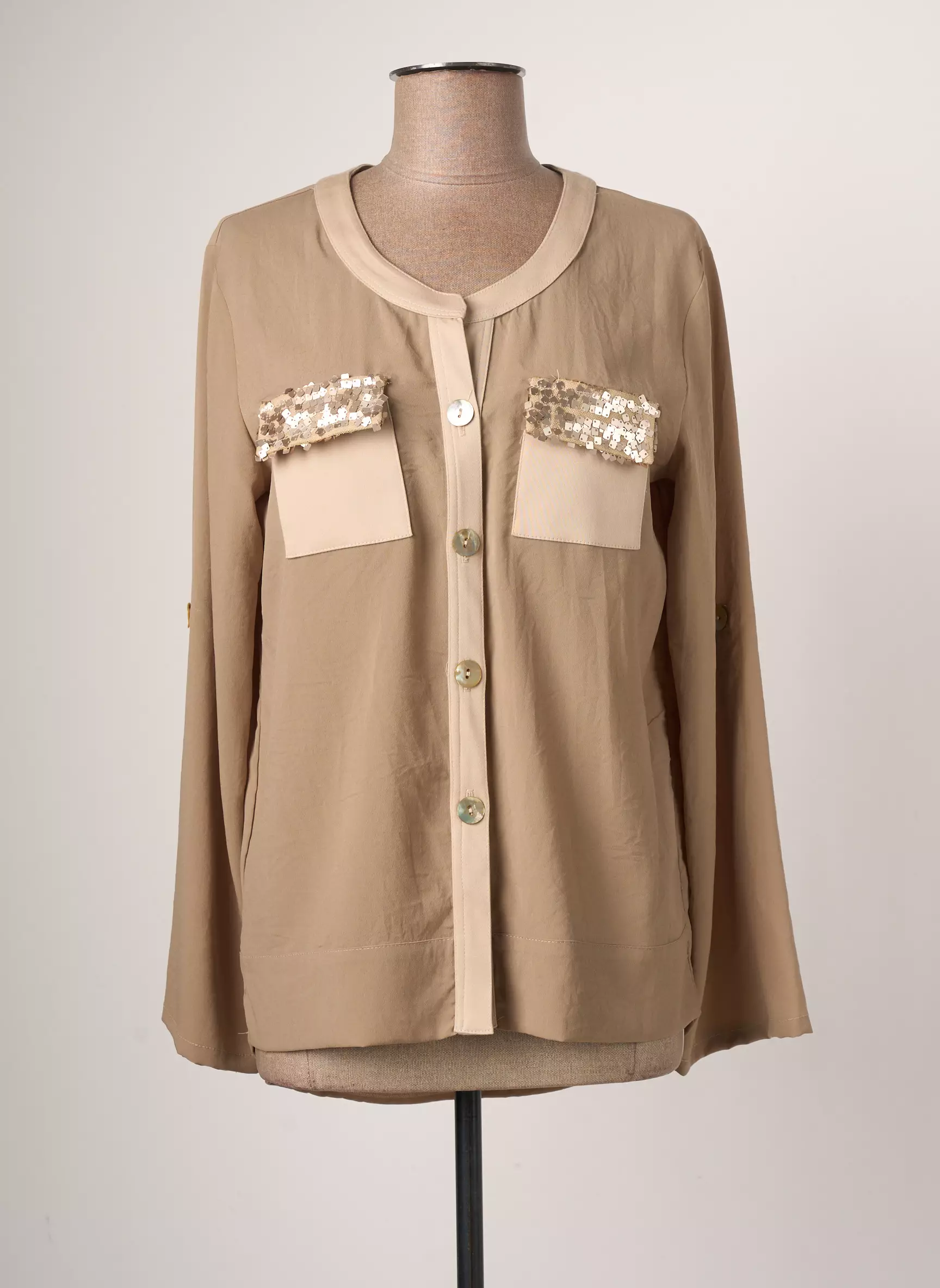 Jumfil Chemisiers Femme couleur marron