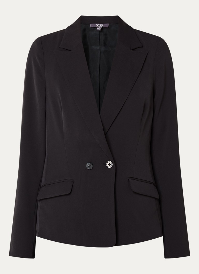 NYDJ Modern double-breasted blazer with flap pockets