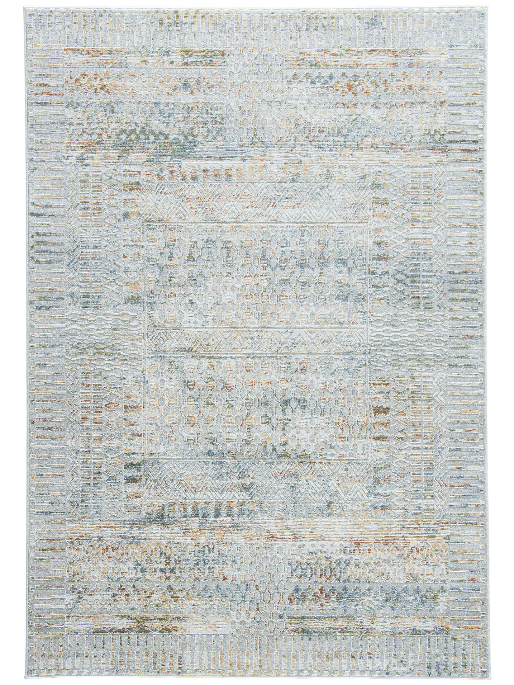 Cullen Vintage-Teppich, Silber