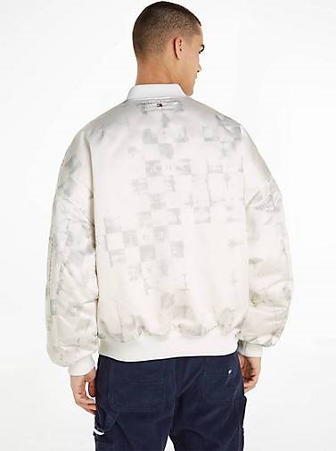 TOMMY-JEANS TJCU CKERBOARD SATEEN BOMBER