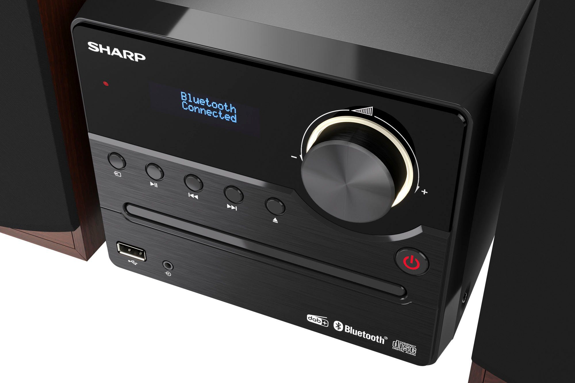 Sharp XL-B517D Mikro 2.0 Audio-System (45 W, Bluetooth)
