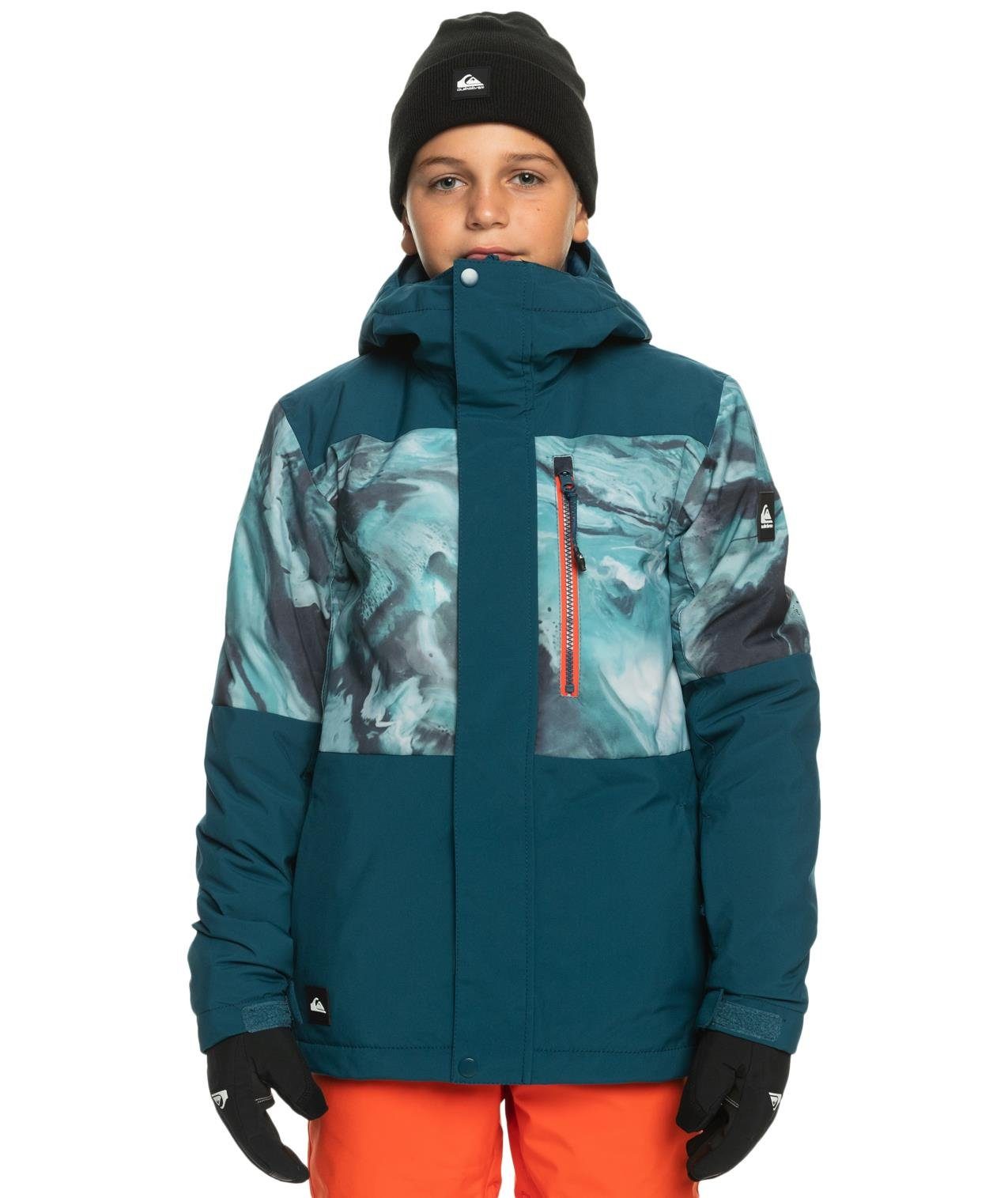 Quiksilver Skijacke Quiksilver Jungen Skijacke MISSION PRINTED BLOCK YOUTH