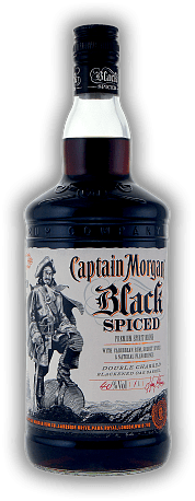 Captain Morgan Black Spiced 1,0 Liter Captain Morgan Black Spiced 1,0 Liter  1	 Liter - Vol 40%