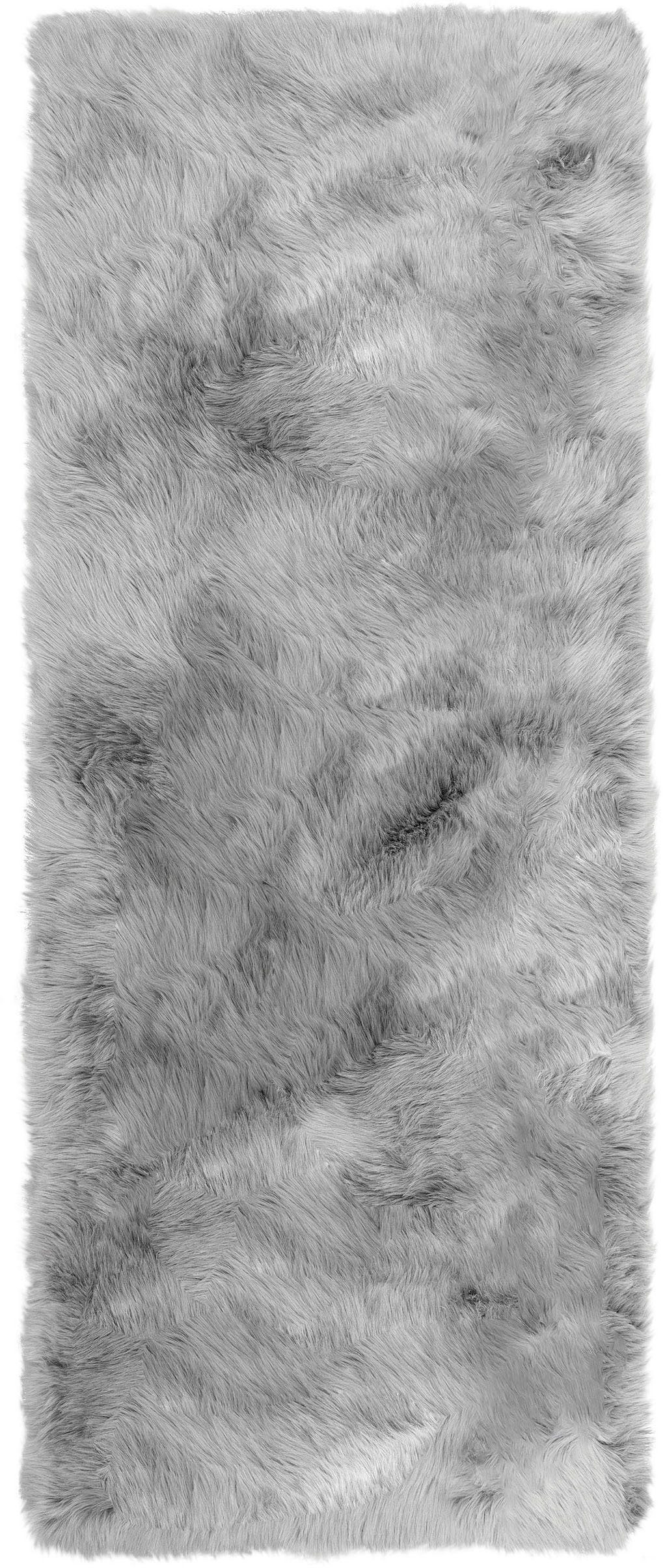 Läufer Valeria Hochflor Teppich kuschelig, Home affaire, rechteckig, Höhe: 60 mm, Kunstfell, Brücke, Teppiche, Wohnzimmer, Schlafzimmer, Esszimmer