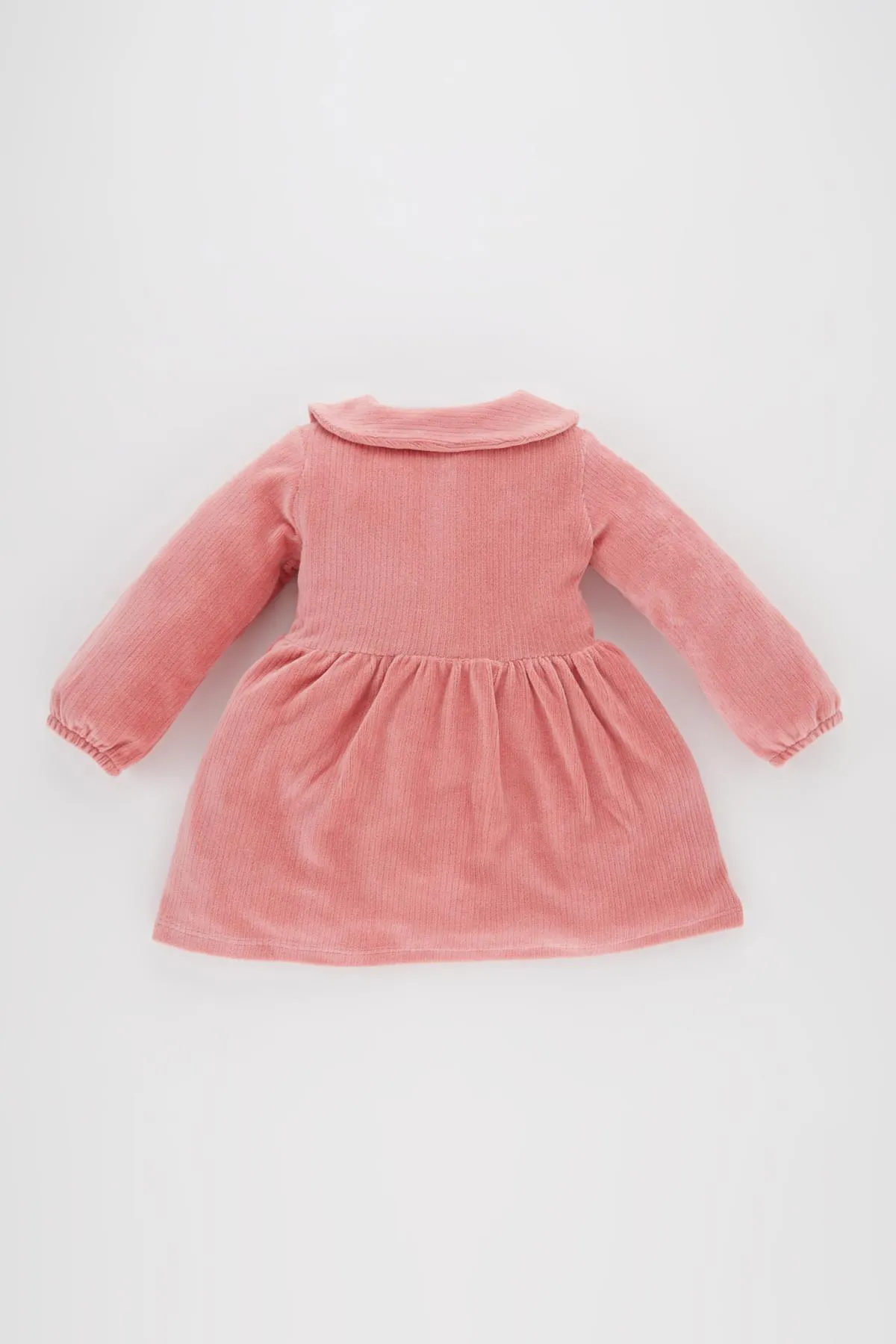 DeFacto  Langärmliges Samtkleid für Mädchen