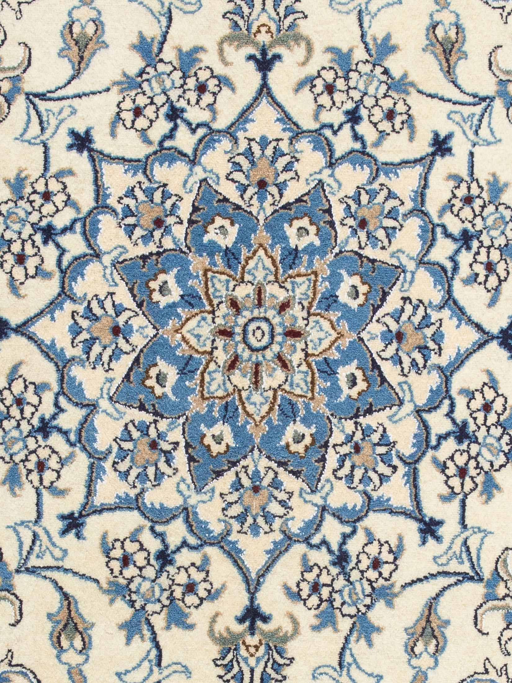 Kaschmar Nain 12 Lah ca. 170 x 235 cm, Unikat / Einzelstück