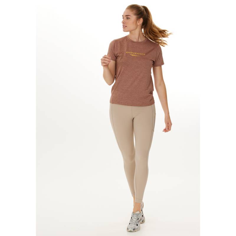 Endurance WANGE MELANGE Printshirt Damen
