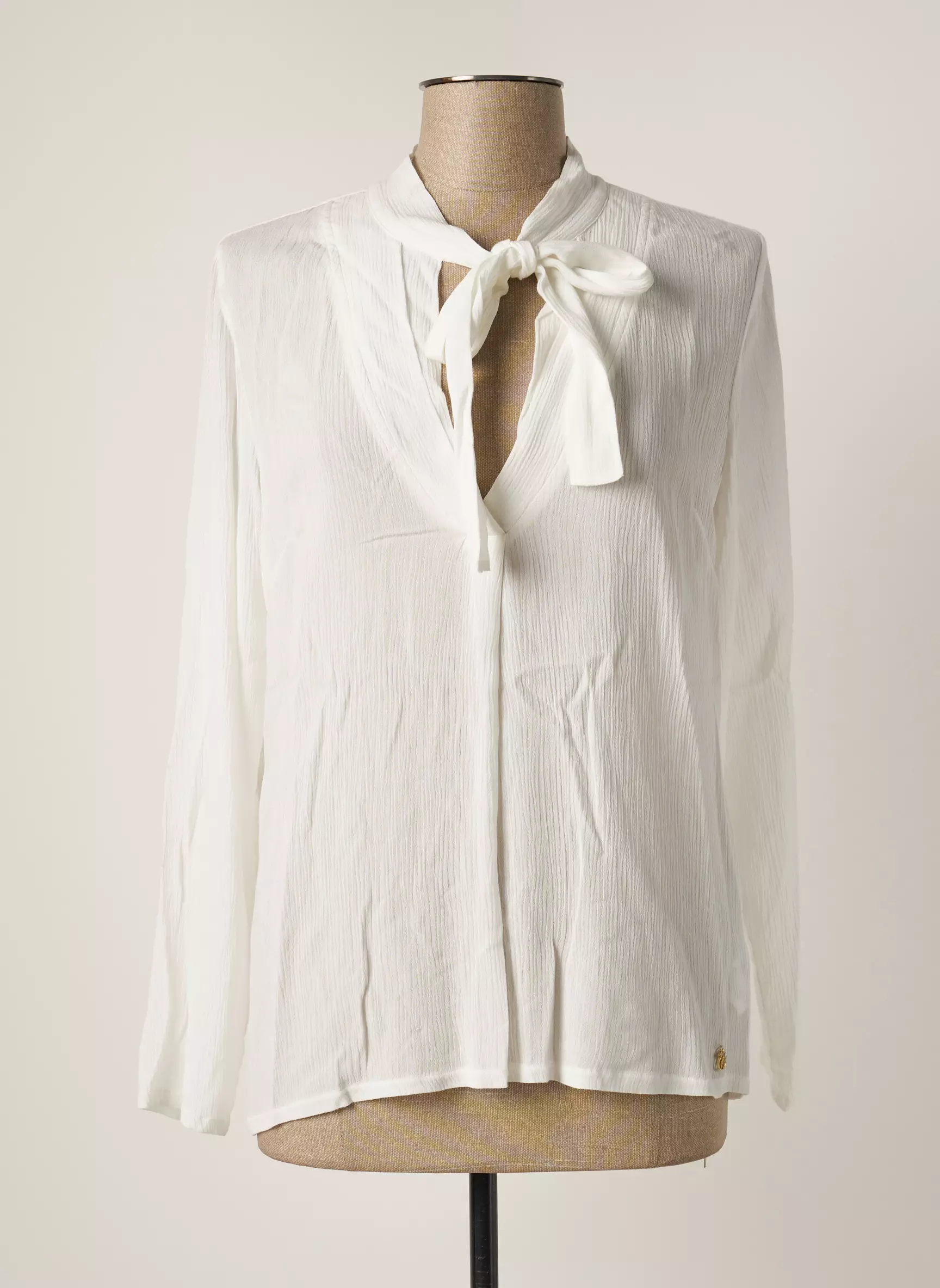 Trussardi Jeans Blouses Femme couleur blanc