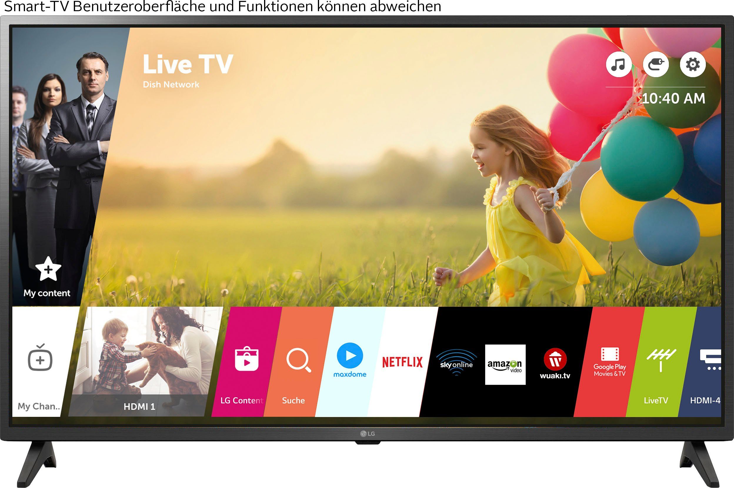 LG 43UQ75009LF LED-Fernseher (108 cm/43 Zoll, 4K Ultra HD, Smart-TV, α5 Gen5 4K AI-Prozessor,Direct LED,HDR10 Pro und HLG,Sprachassistenten)