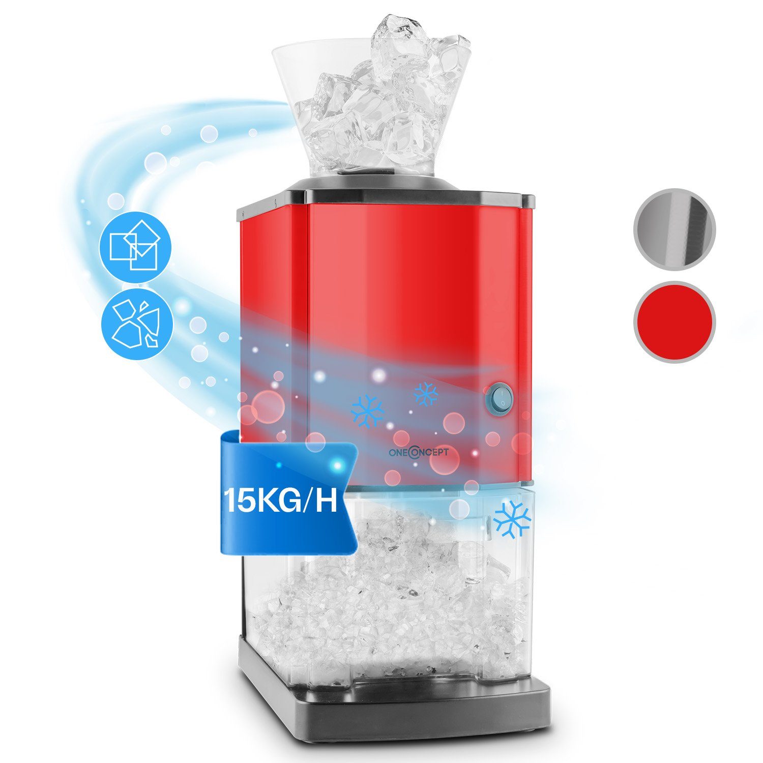 ONECONCEPT Eiswürfelmaschine Icebreaker
