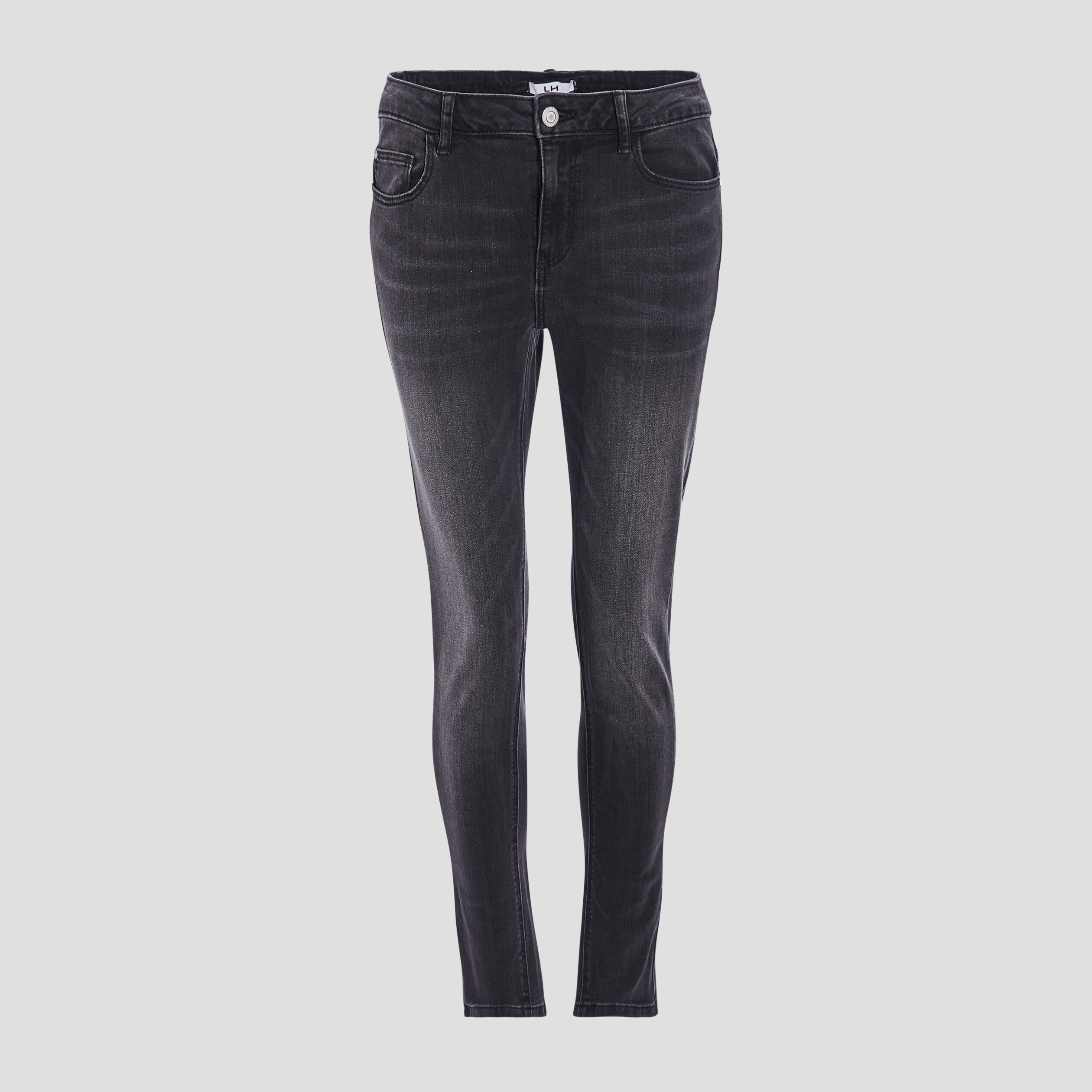 Jeans skinny 7 8ème taille standard noir femme | La Halle