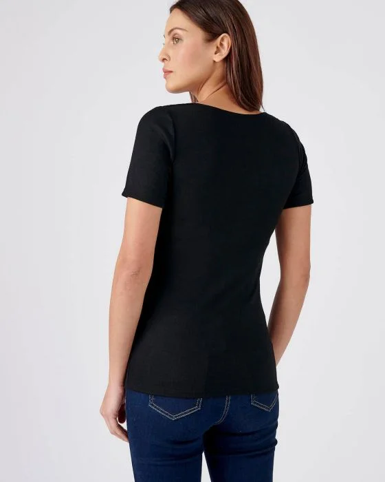 T-shirt manches courtes Douceur soyeuse Thermolactyl