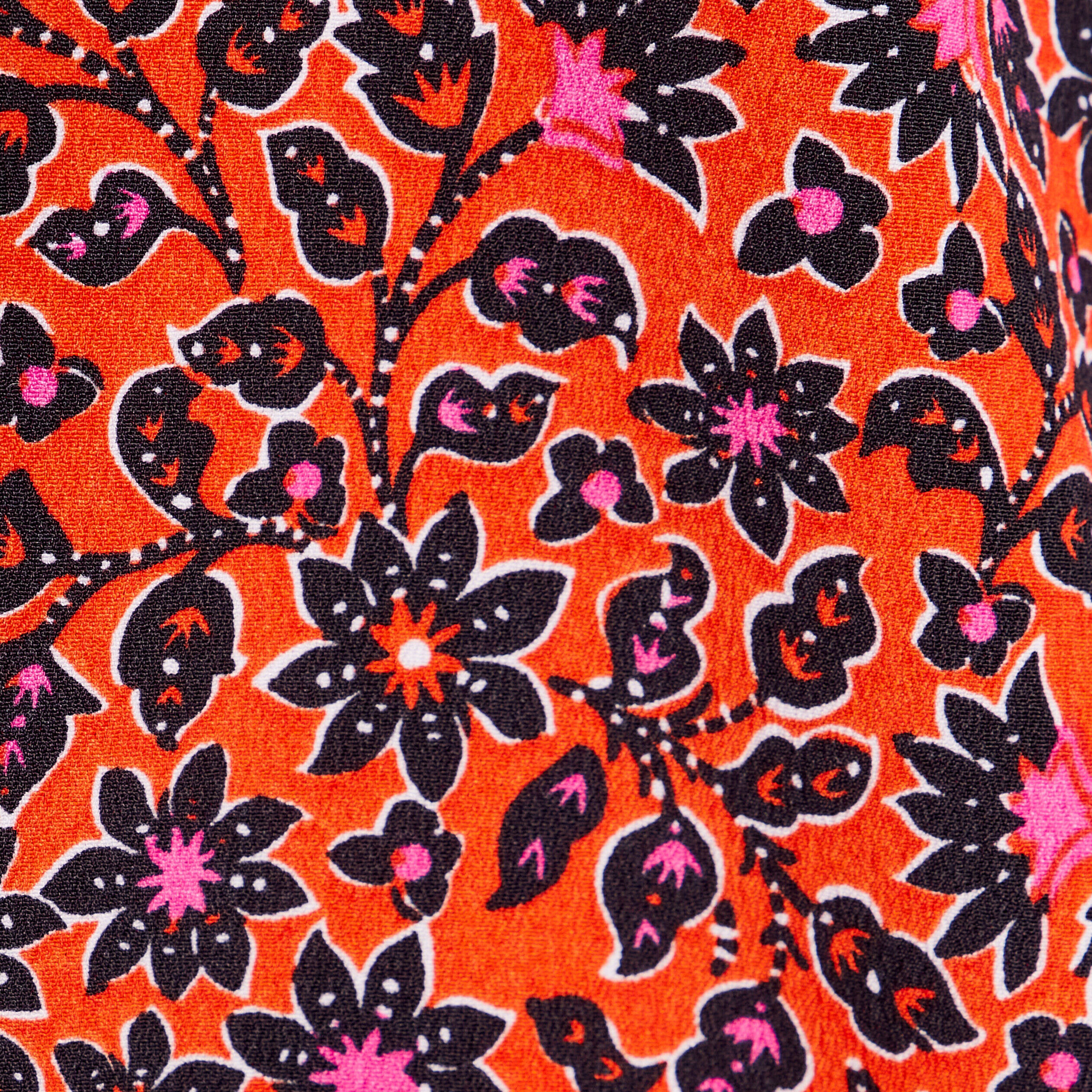 Chemise à manches longues orange femme | Cache Cache