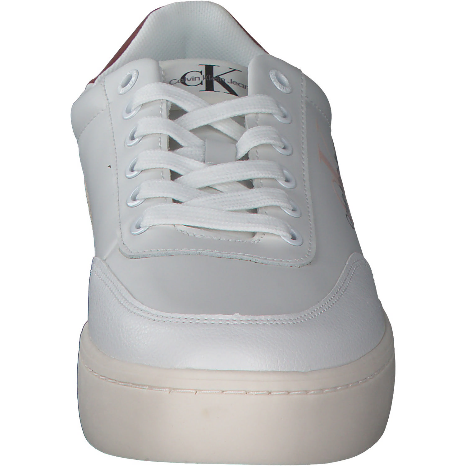 Calvin Klein YW0YW00699, Sneakers Low, Damen, White/Terracotta